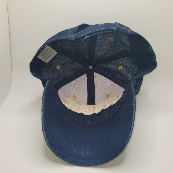 Texas TX Starement Denim Ball Cap - Picture 4 of 5